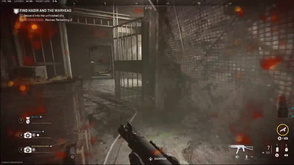 One of the doors that needs to be opened using the saw.