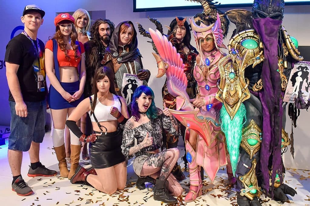 Gamescom cosplay village