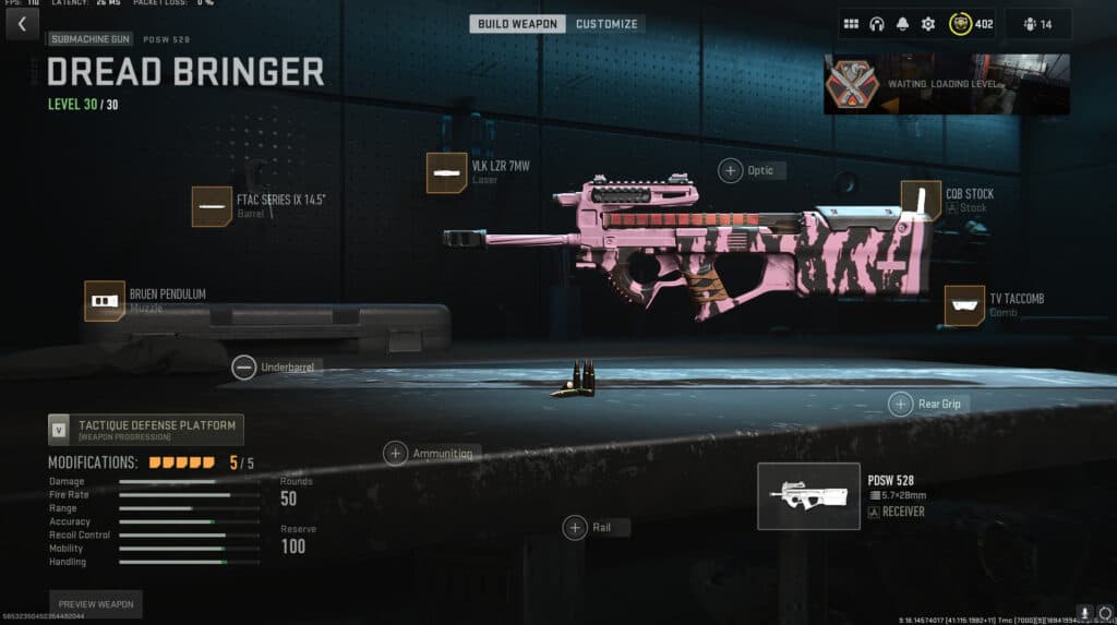 Best PDSW loadout to use in MW2 multiplayer.