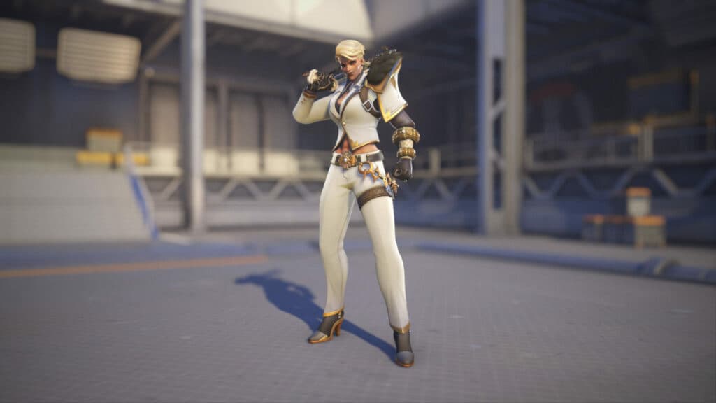 Legendary Mob Boss Junker Queen skin in Overwatch 2 (Image via Blizzard Entertainment)