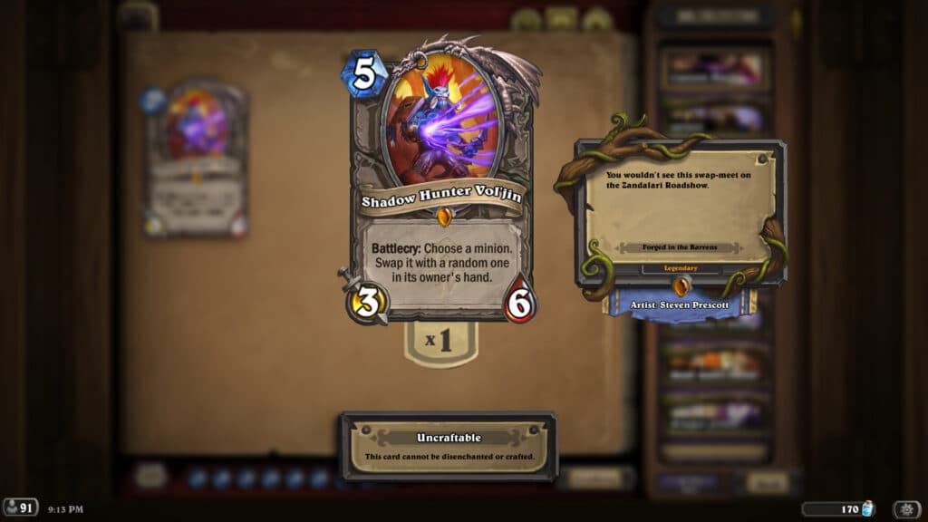 Shadow Hunter Vol'jin (Image via Blizzard Entertainment)