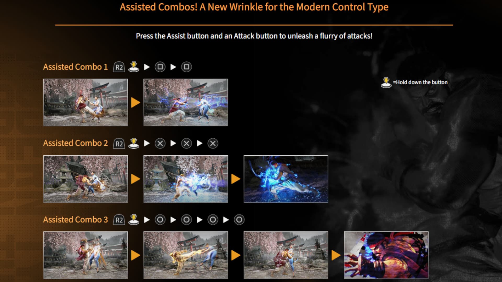 Street Fighter 6 PlayStation combos (Image via Capcom)