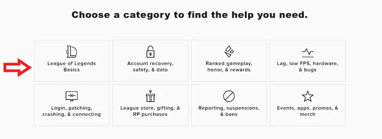 Head on over to League of Legends basics