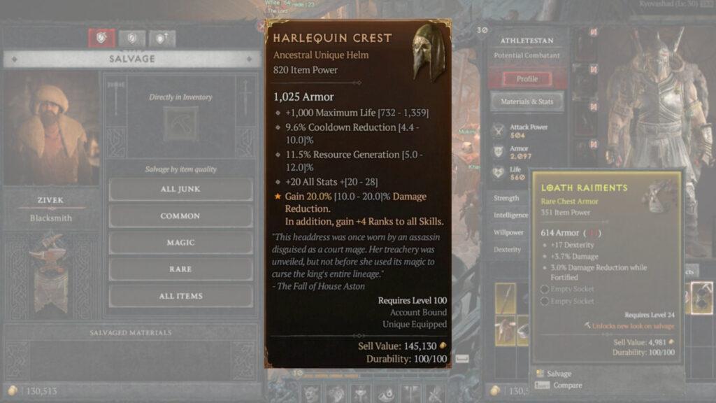 Harlequin crest diablo 2 где взять