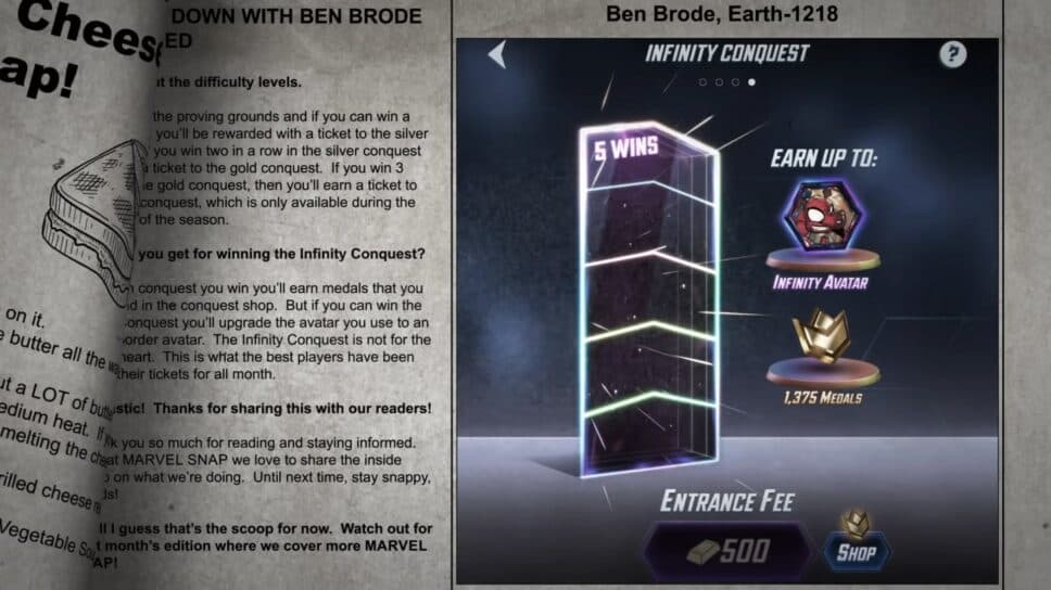 Marvel Snap Conquest mode guide: Leagues, rewards and shop cover image