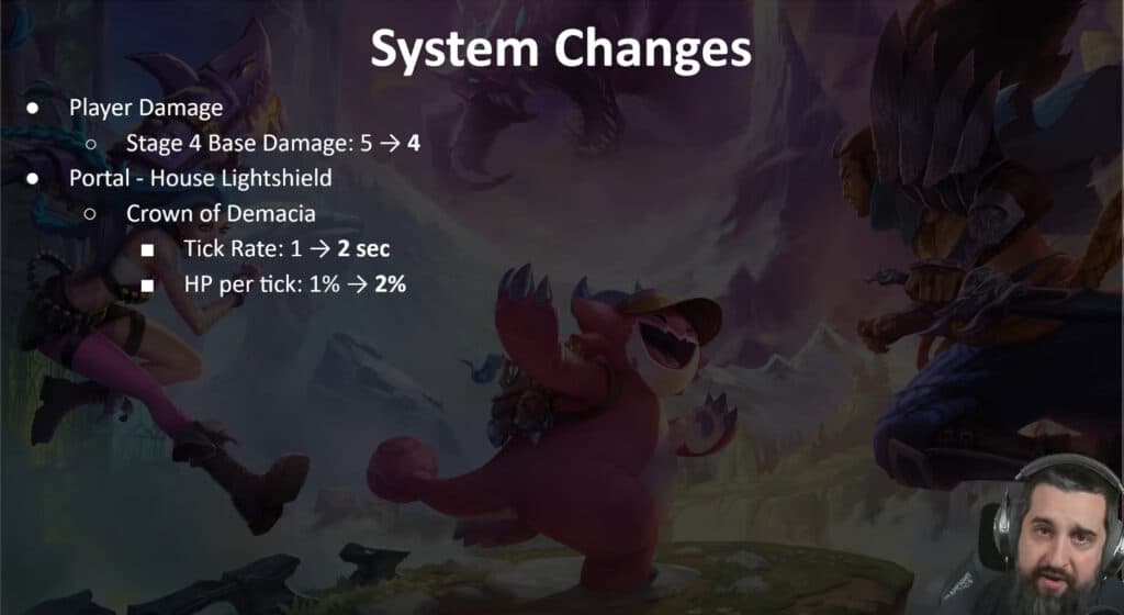 Patch 13.13 system changes (Image via Mortdog and Kayna)