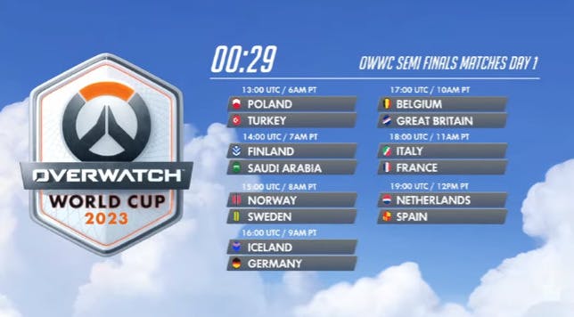 Overwatch World Cup 2023 schedule, teams, scores, and results