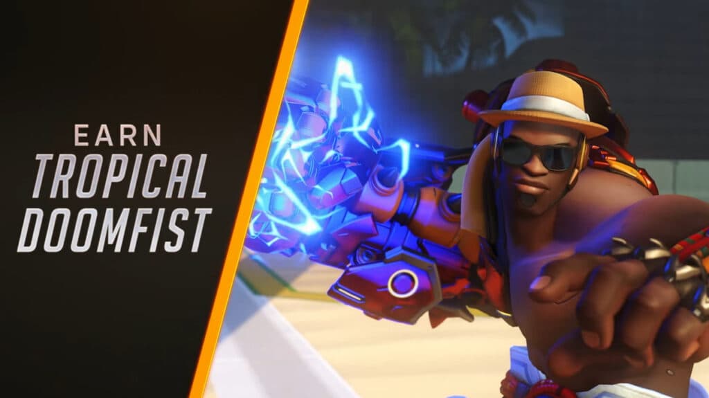 Tropical Doomfist skin (Image via Blizzard Entertainment)