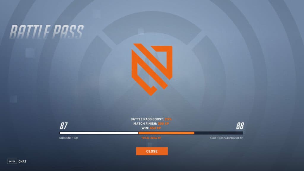 Get more Battle Pass XP by winning matches (Image via Blizzard Entertainment)