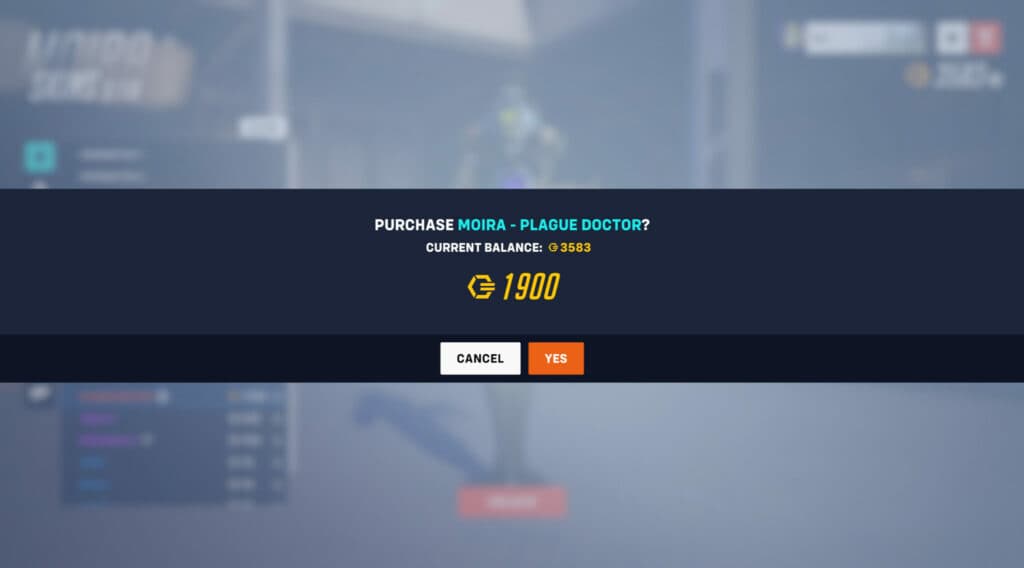 Purchasing the skin (Image via Blizzard Entertainment)