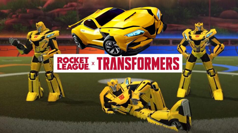 Transformers' Bumblebee hits Rocket League