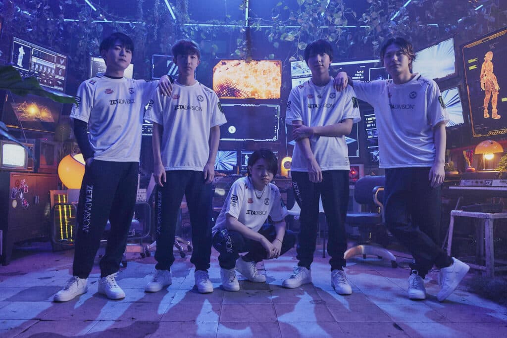 Zeta Division VALORANT Roster VCT Pacific LCQ (Photo by Lance Skundrich/Riot Games)