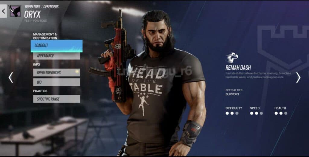 The new Roman Reigns skin in Rainbow Six.