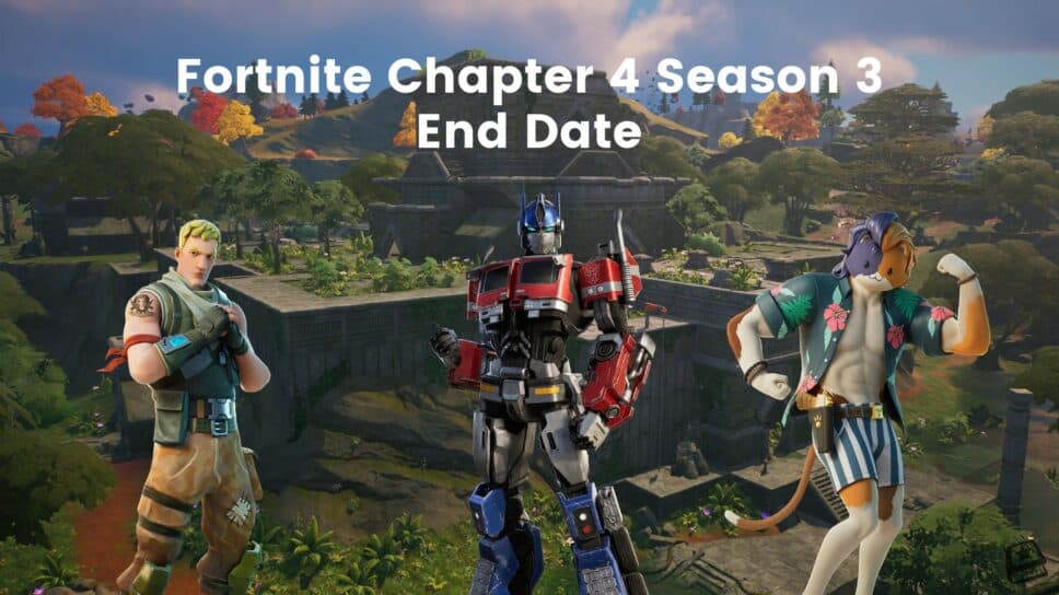 When does Fortnite Chapter 4 Season 3 end? cover image