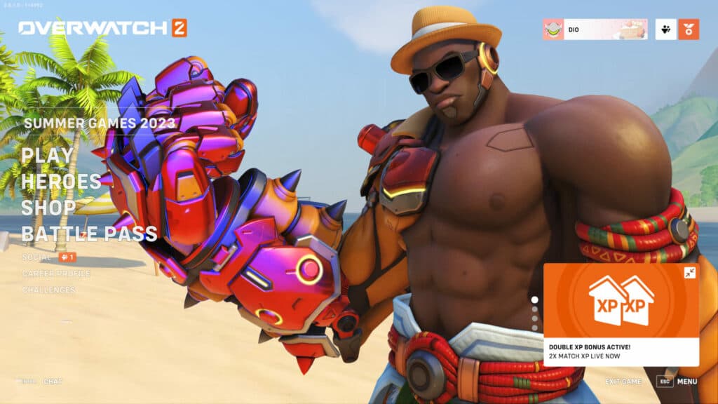 Overwatch 2 double Battle Pass XP is now live (Image via Blizzard Entertainment)