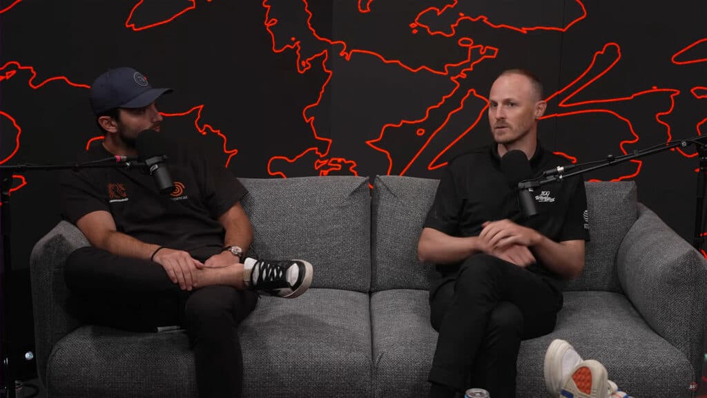 Robinson (right) joined 100T in 2018.