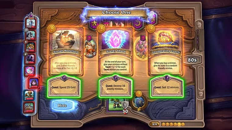 Battleground Quests are back in the mix for this tournament (Image via Blizzard Entertainment)