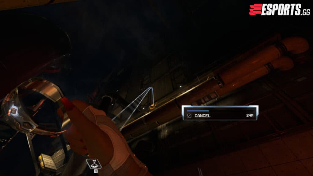 Aim for the broken pipes (Screenshot taken by Esports.gg)