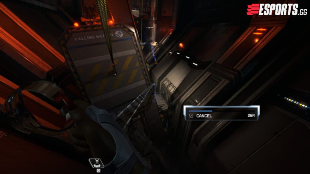 Take the left zipline (Screenshot taken by Esports.gg)