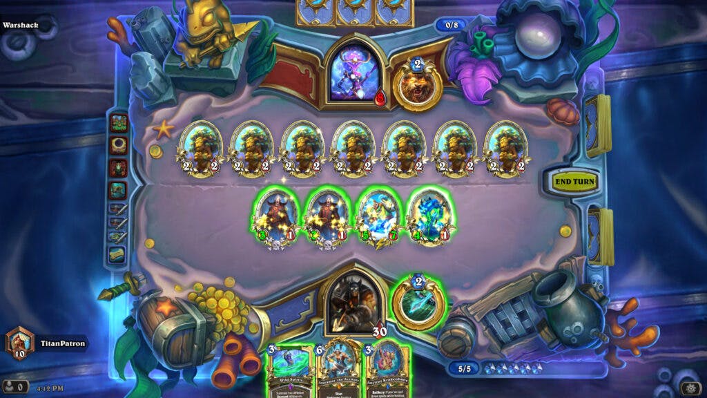 Face Hunter in Hearthstone TITANS (Image via Blizzard Entertainment)
