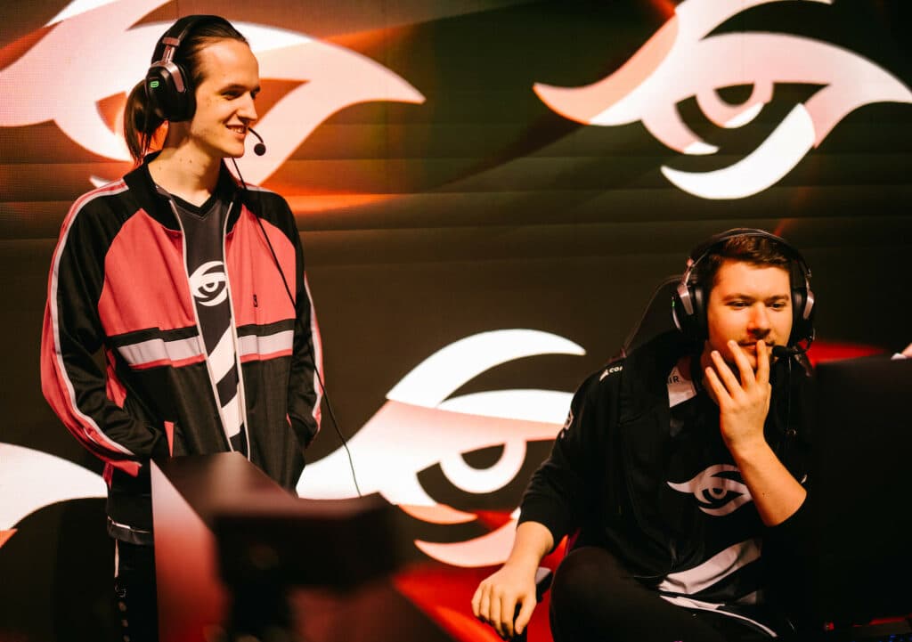 Crystallis and Puppey of Team Secret.<br>Image via Valve