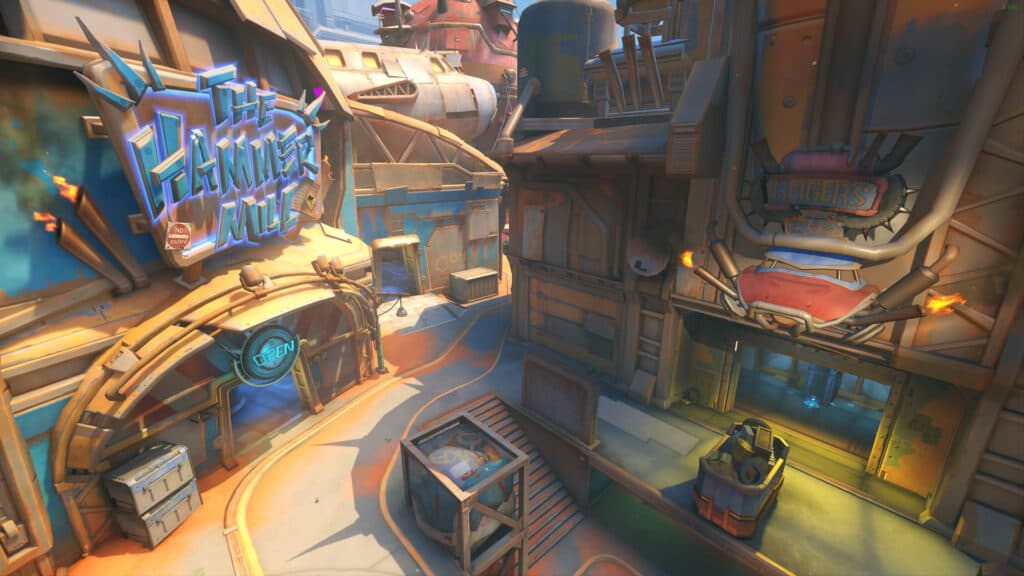 Overwatch 2 Flashpoint map screenshot (Image via Blizzard Entertainment)