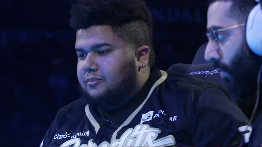 <em>Photo: MenaRD on the EVO SF6 Finals stage.</em>