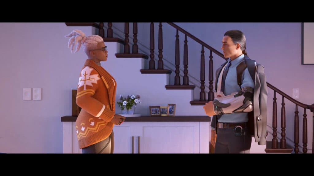 Sojourn gets asked about her whereabouts (Image via Blizzard Entertainment)