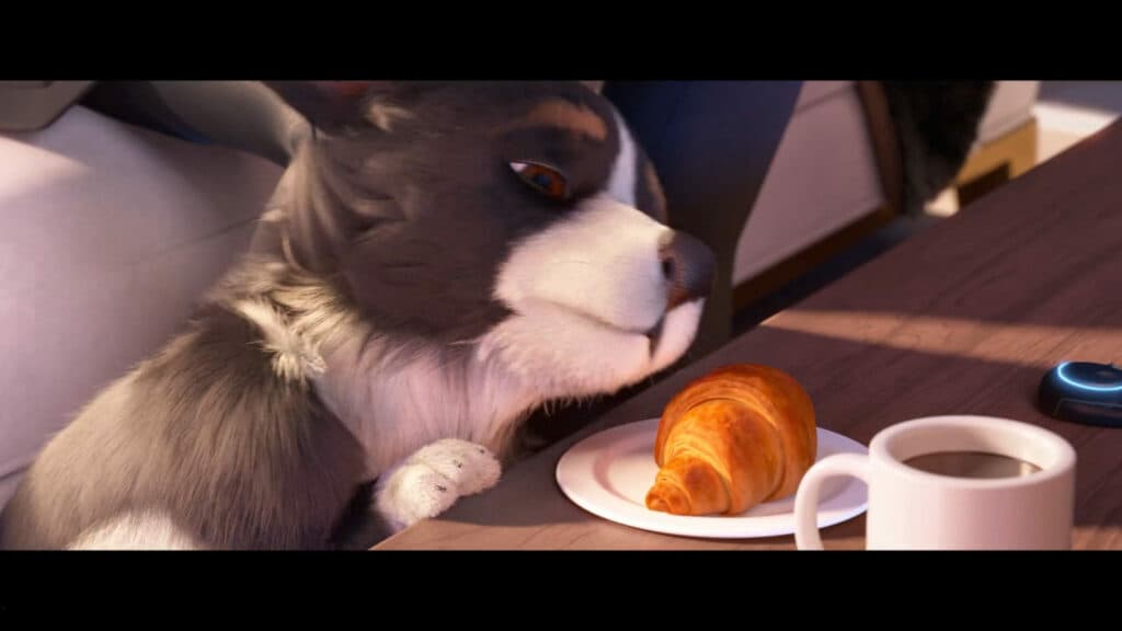 Murphy is Sojourn's dog in Overwatch 2 (Image via Blizzard Entertainment)