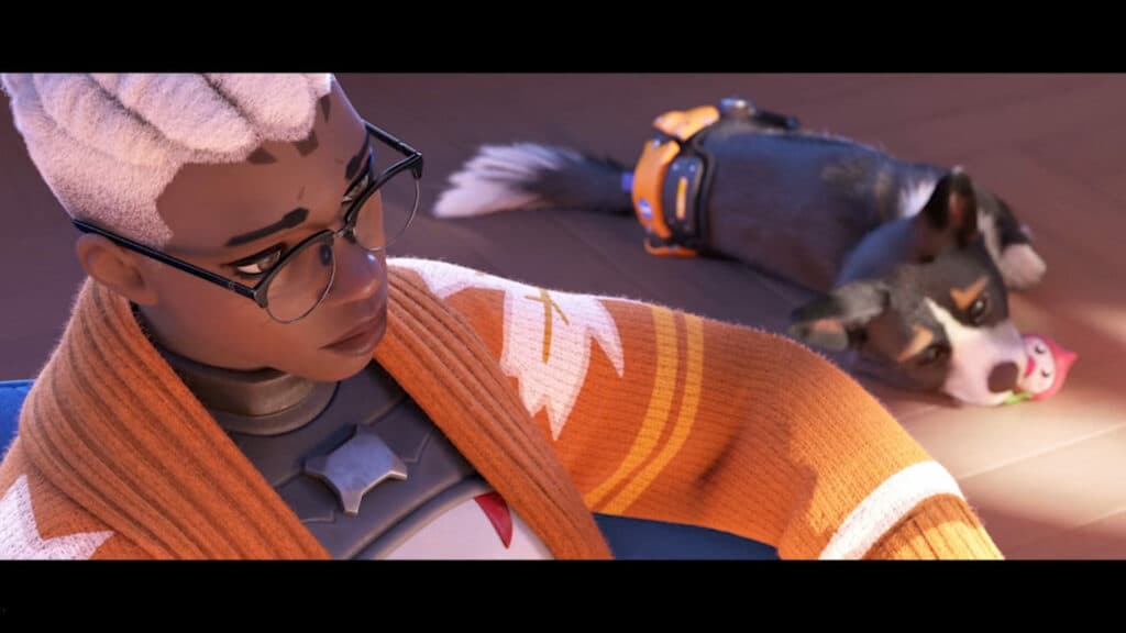 Sojourn and Murphy in the Overwatch 2 Calling animated short (Image via Blizzard Entertainment)