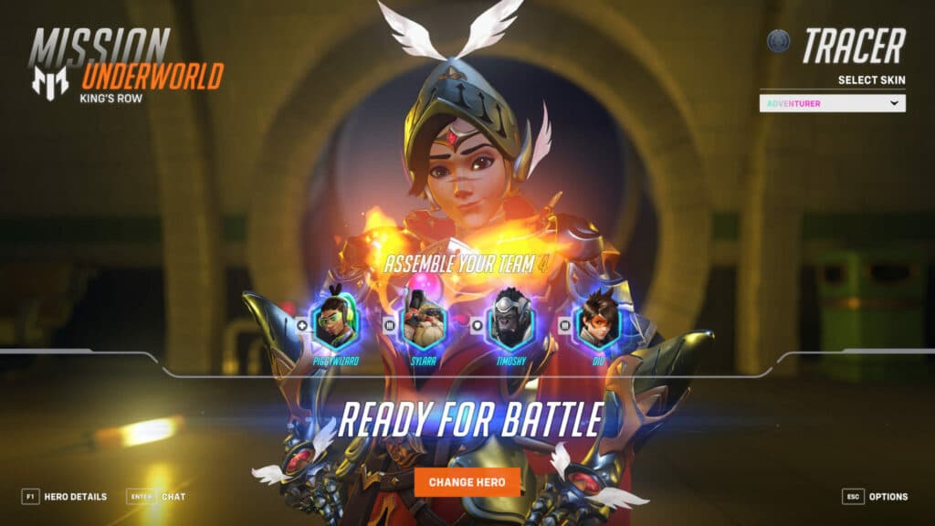 Assemble your team of heroes (Image via Blizzard Entertainment)