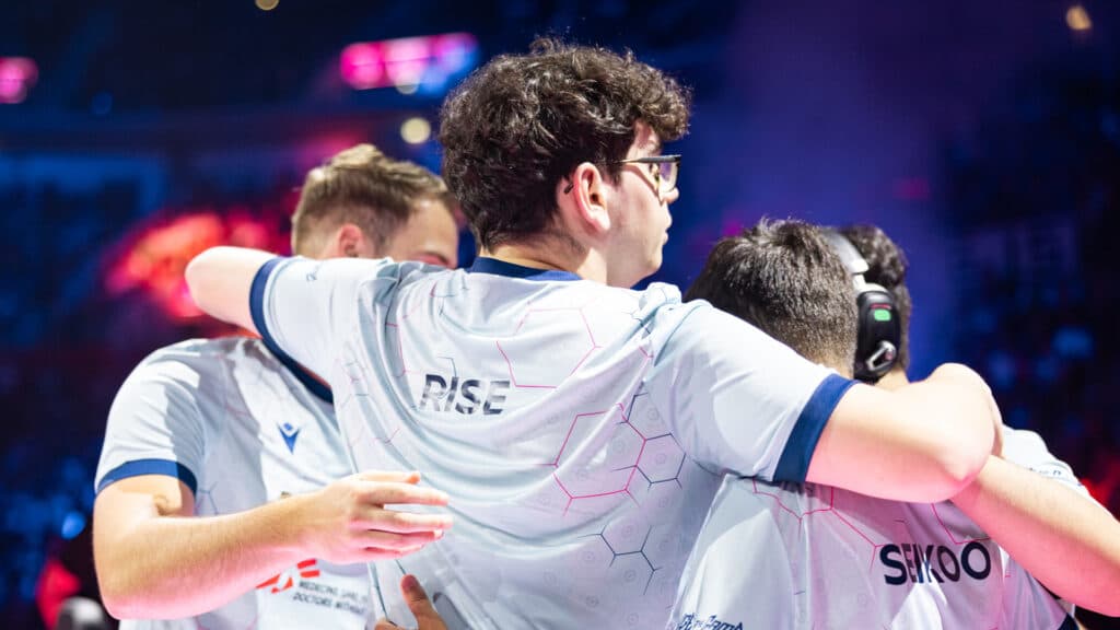 Team BDS during the RLCS World Championship