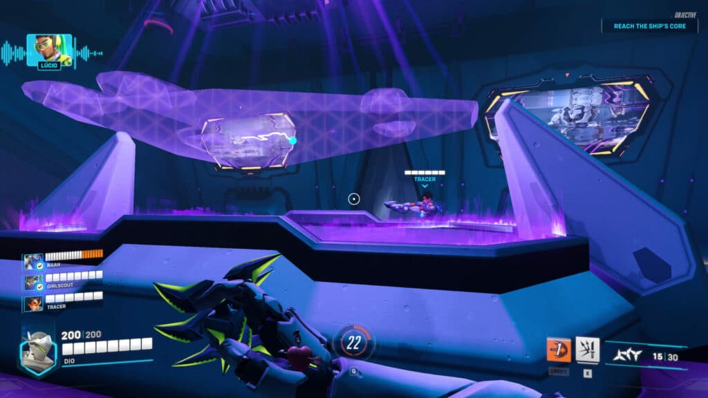 Fight your way to the ship's core (Image via Blizzard Entertainment)