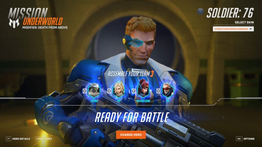 Assemble your PvE team (Image via Blizzard Entertainment)