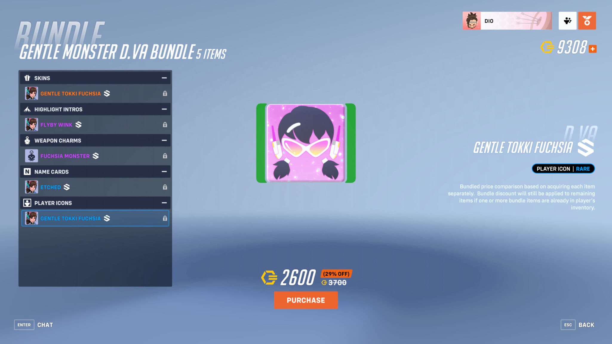 Pink Dva player icon (Image via Blizzard Entertainment)