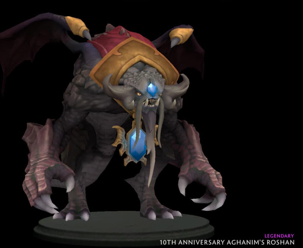 Custom Roshan model in the 10-Year Anniversary Treasure.