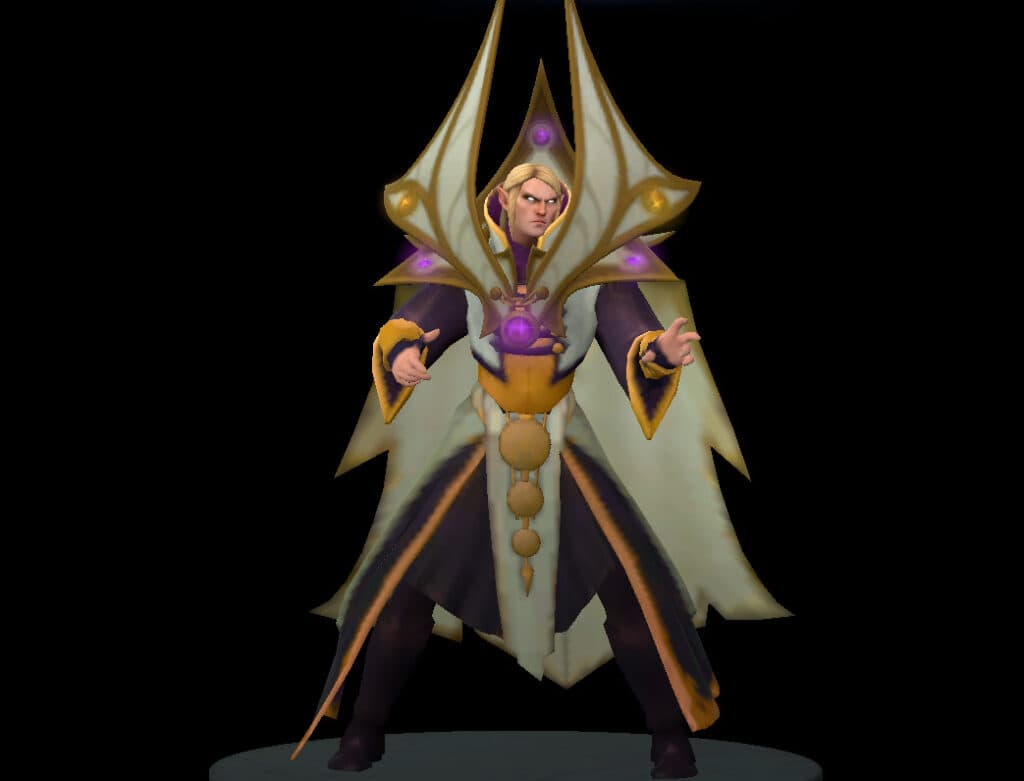 10-Year Anniversary Treasure - Invoker's set has Ambient effects.
