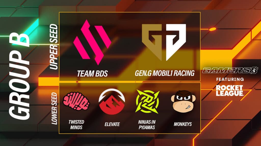 Group B Gamers8 Rocket League