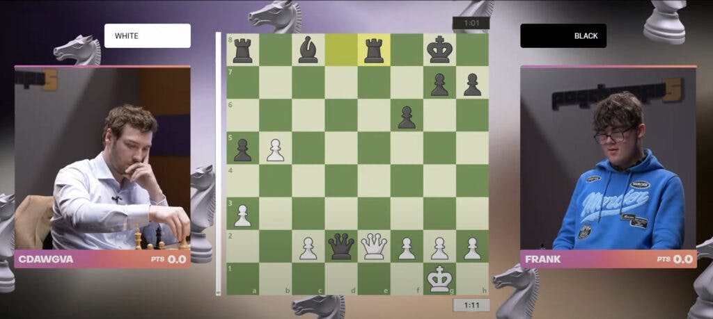 CDawgVA is the Pogchamps 5 winner!!!! (Frank v CDawgVA, game 4) #chess  #pogchamps #shorts #cdawgva 