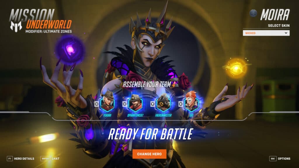 Assemble your team (Image via Blizzard Entertainment)