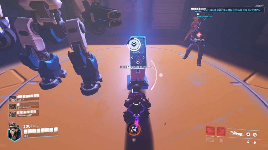 How to initiate the terminal (Image via Blizzard Entertainment)