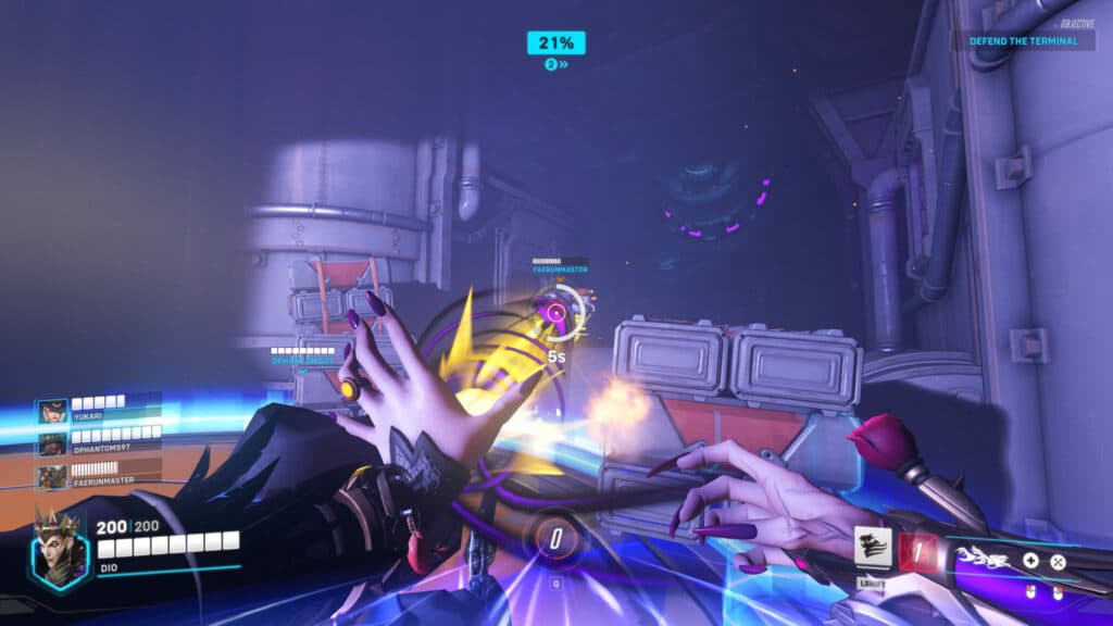 Ultimate Zones charge your ultimate, but won't charge it while you're using your ultimate (Image via Blizzard Entertainment)