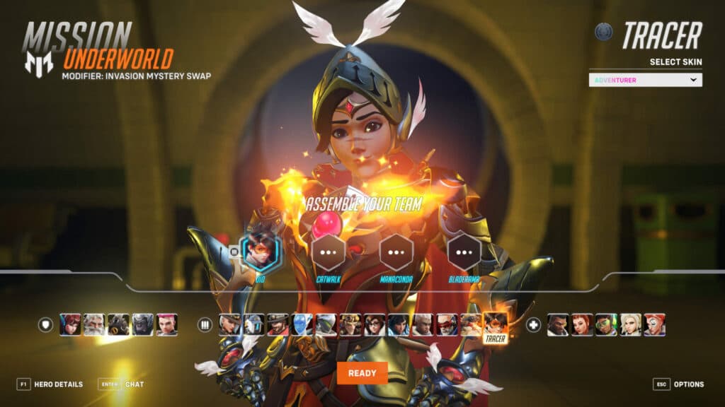 Overwatch 2 Underworld Invasion Mystery Swap modifier (Image via Blizzard Entertainment)