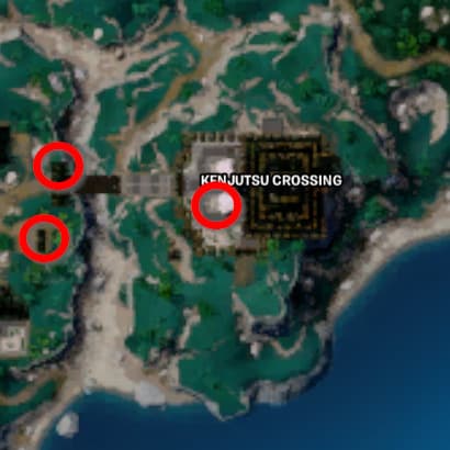 Fulcrum Token Locations at Kenjutsu Crossing
