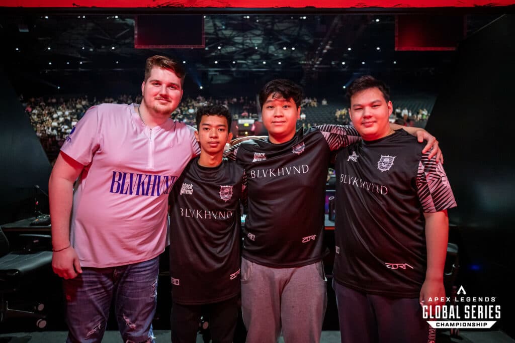 The APAC South team, BLVKHVND (EA/Joe Brady)
