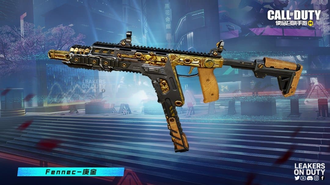 CodM Fennec — Midas' Claw (Image via Leakers On Duty/Activision Publishing, Inc.)