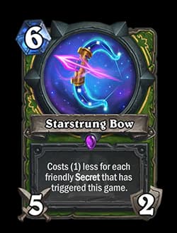 Starstrung Bow<br>Old: 6 Attack, 2 Durability<br>New: 5 Attack, 2 Durability