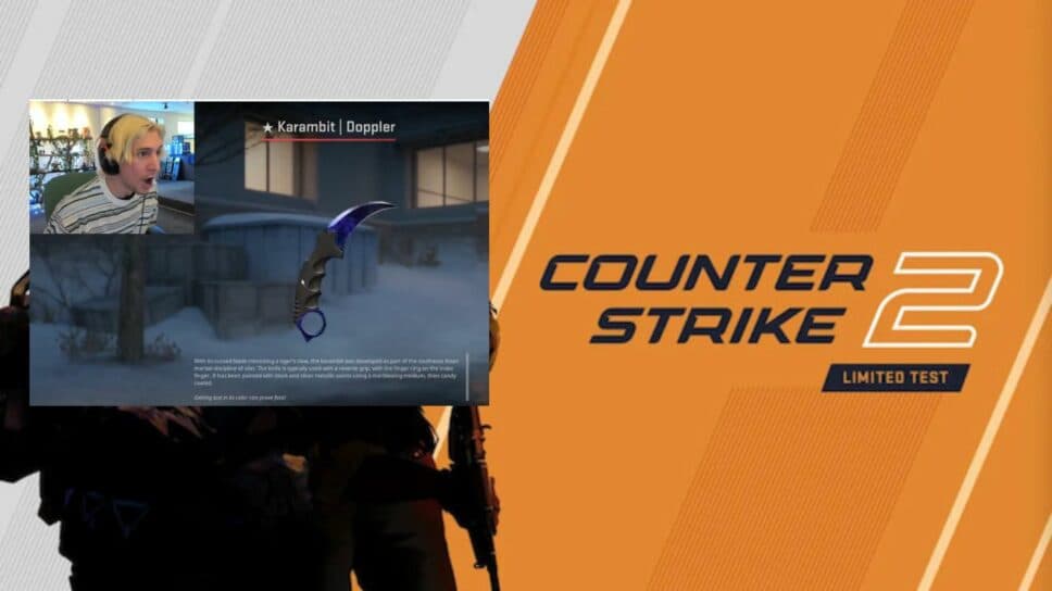 XQC flaunts shocking luck in CS2 trade-ups cover image