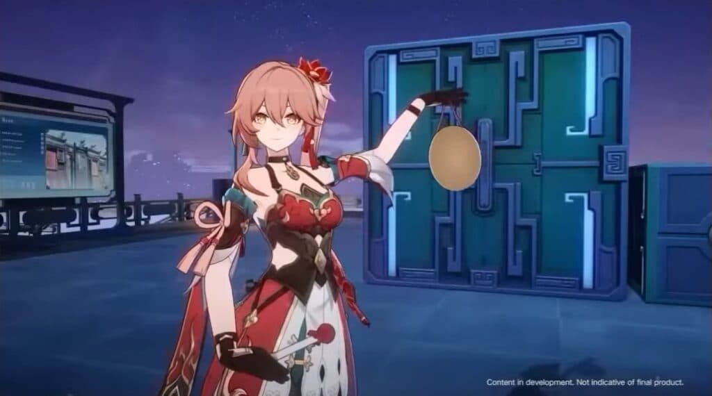 Guinaifen showcase during 1.4 livestream