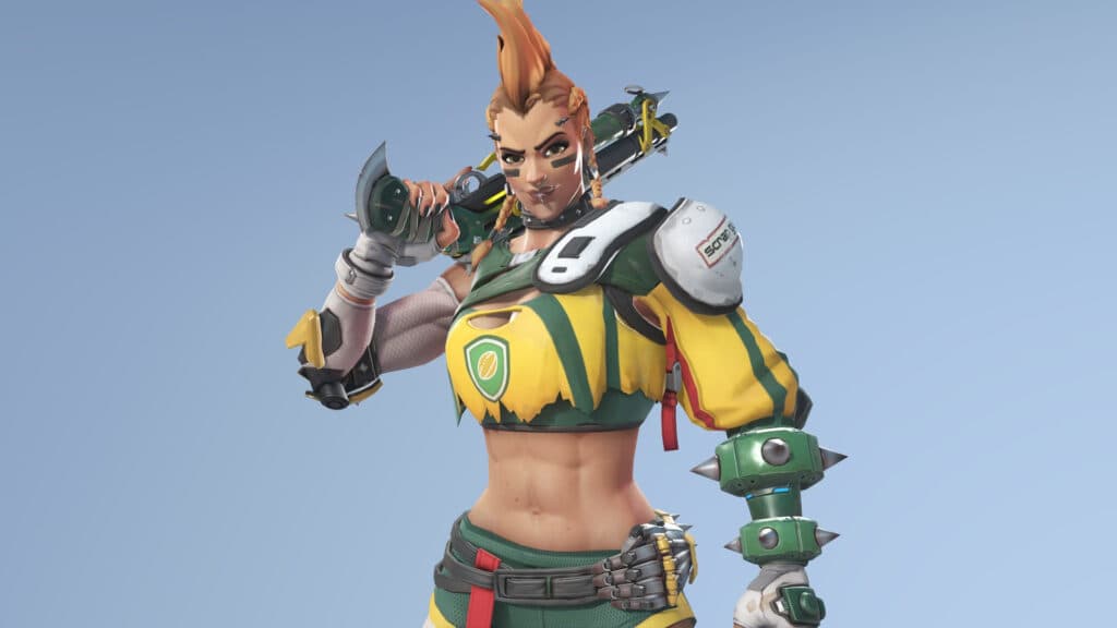 Overwatch 2 Rugby Junker Queen skin (Image via Blizzard Entertainment)